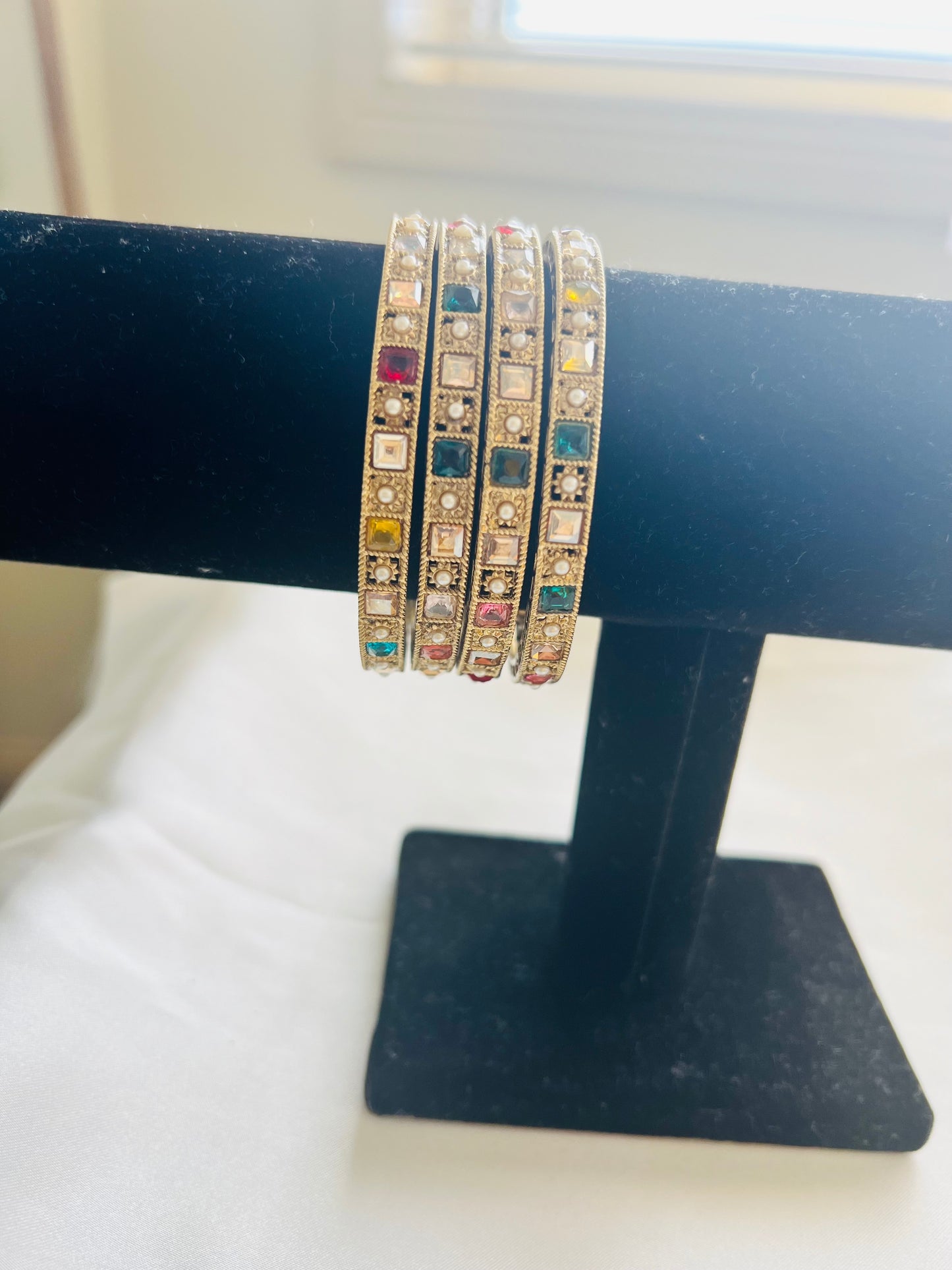 Polki bangle set of 4